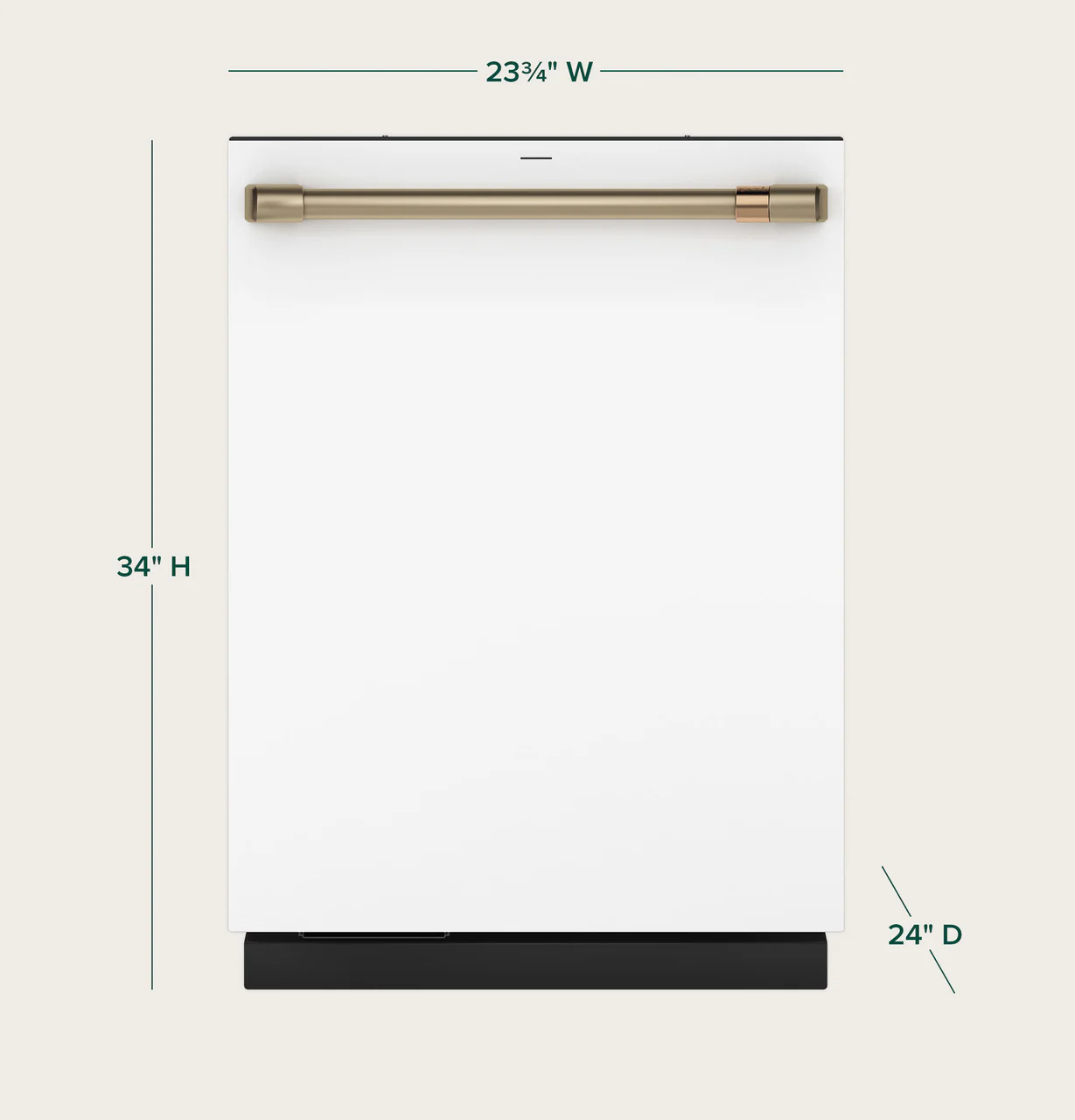 CAFÉ™ CustomFit ENERGY STAR Stainless Interior Smart Dishwasher with Ultra Wash Top Rack and Dual Convection Ultra Dry, LED Lights, 39 dBA - Image 8