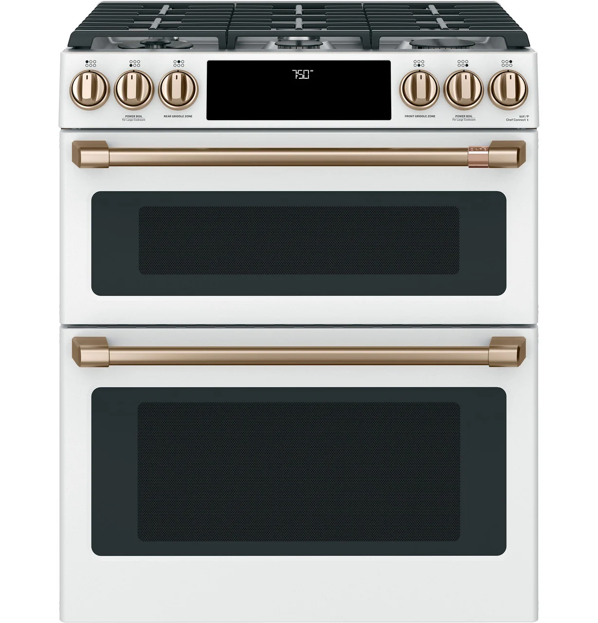 CAFÉ™ 30" Smart Slide-In, Front-Control, Gas Double-Oven Range with Convection - Image 6