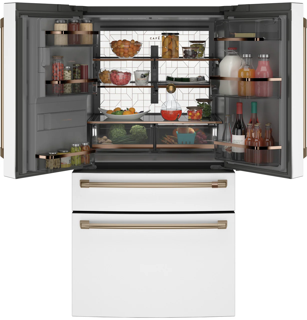 CAFÉ™ ENERGY STAR® 27.8 Cu. Ft. Smart 4-Door French-Door Refrigerator - Image 7