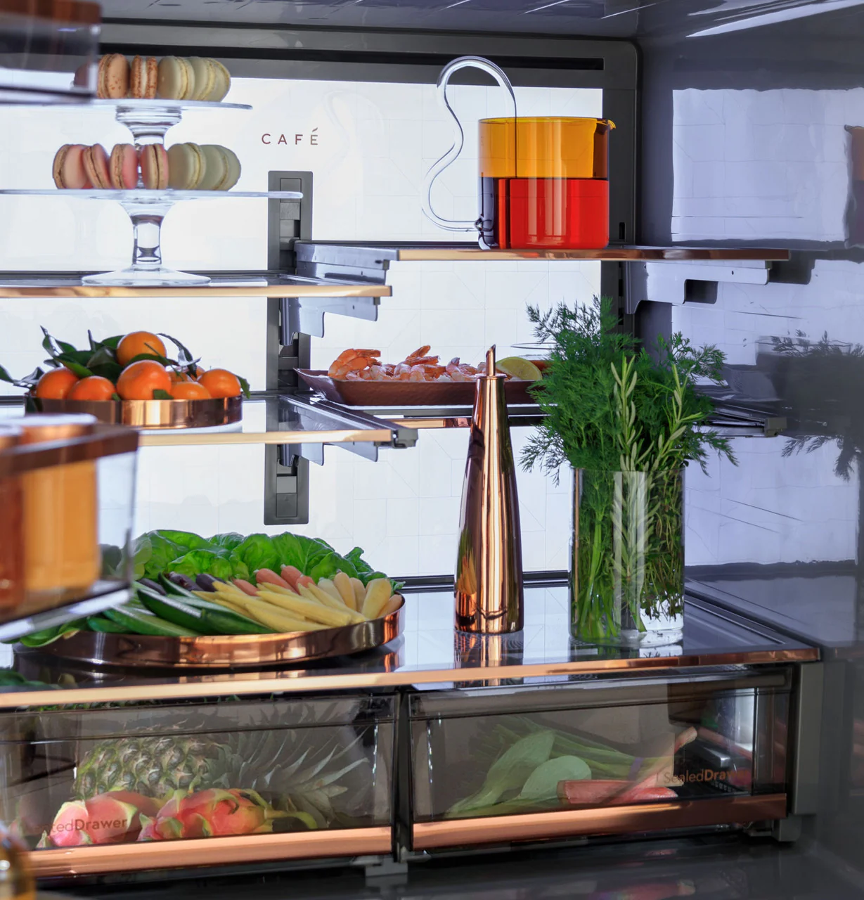 CAFÉ™ ENERGY STAR® 27.8 Cu. Ft. Smart 4-Door French-Door Refrigerator - Image 9