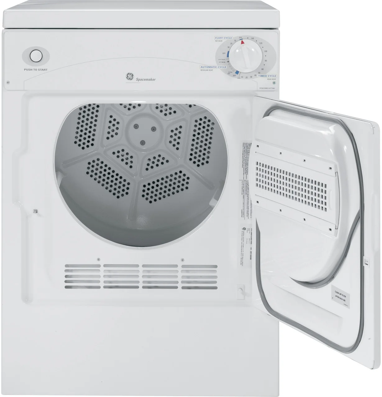 GE Spacemaker® 120V 3.6 cu. ft. Capacity Portable Electric Dryer - Image 4