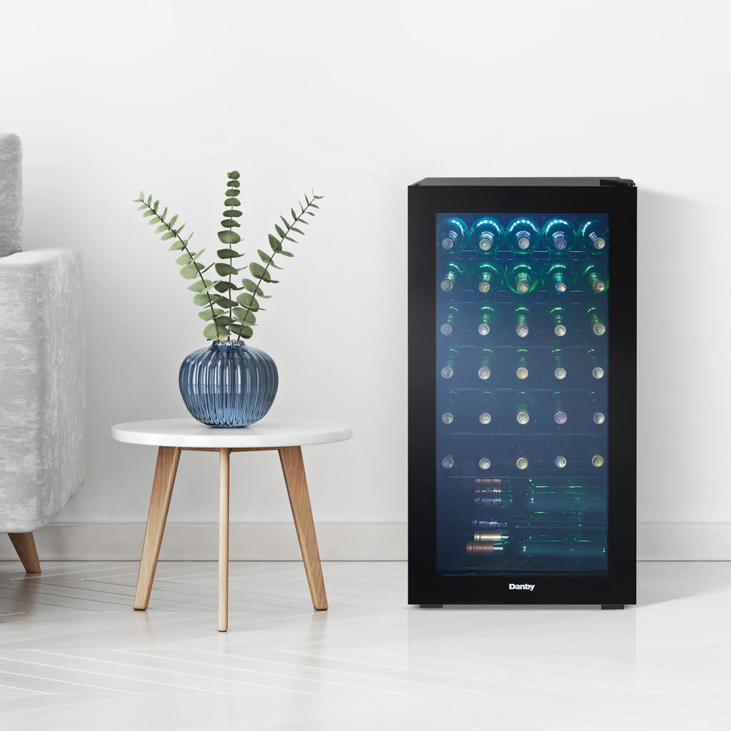 Danby 36 Bottle Free-Standing Wine Cooler in Black - Image 9