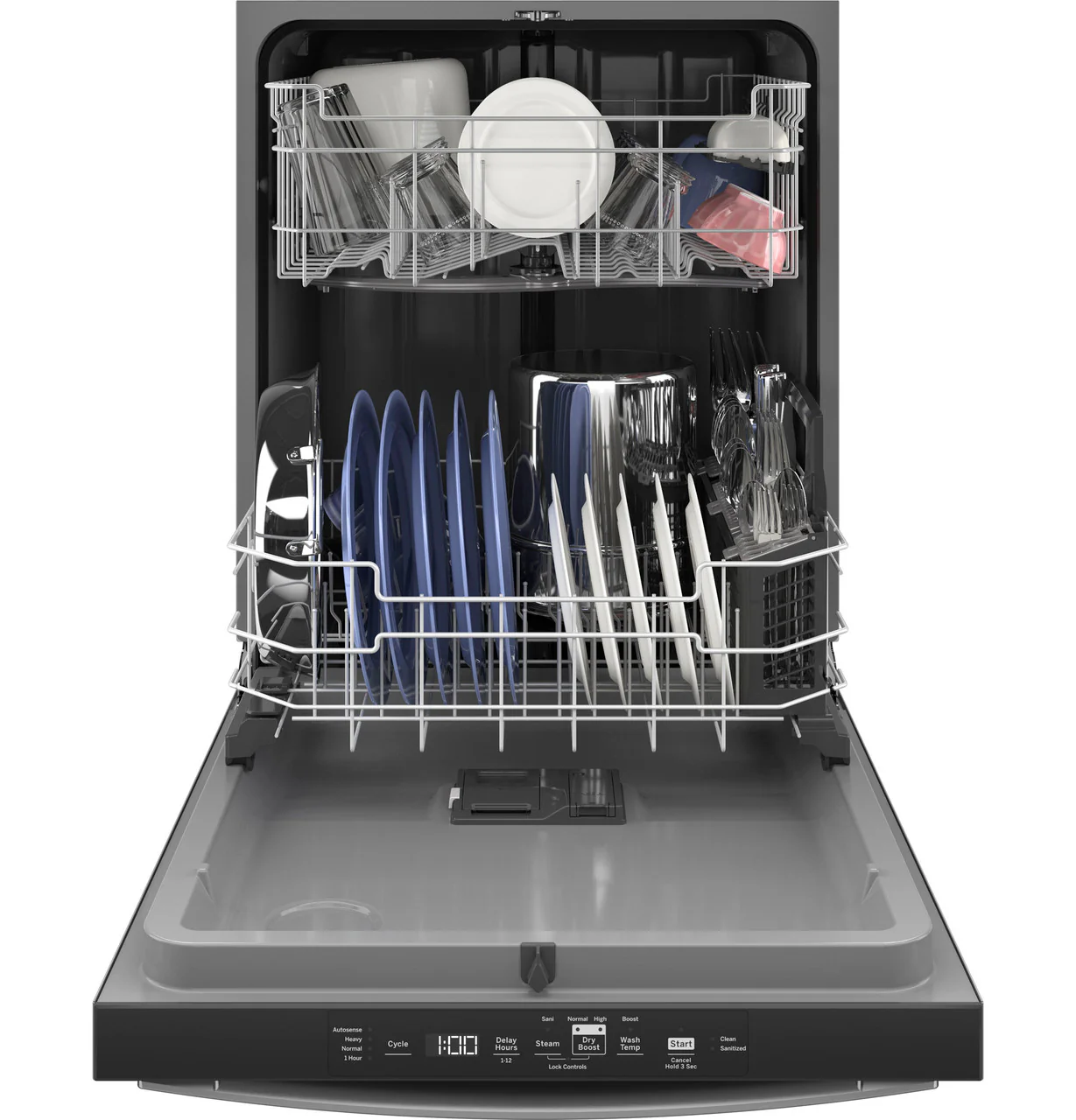 GE ENERGY STAR Top Control with Plastic Interior Dishwasher with Sanitize Cycle & Dry Boost - Image 4