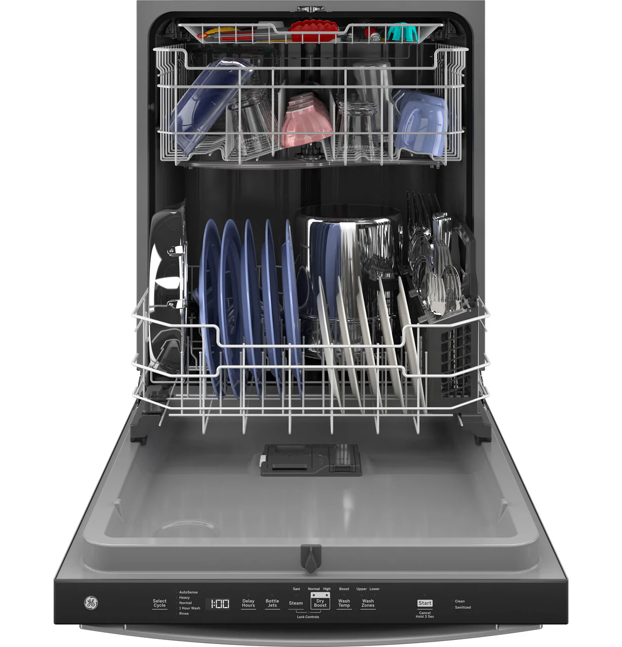 GE® ENERGY STAR® Top Control with Plastic Interior Dishwasher with Sanitize Cycle & Dry Boost - Image 3