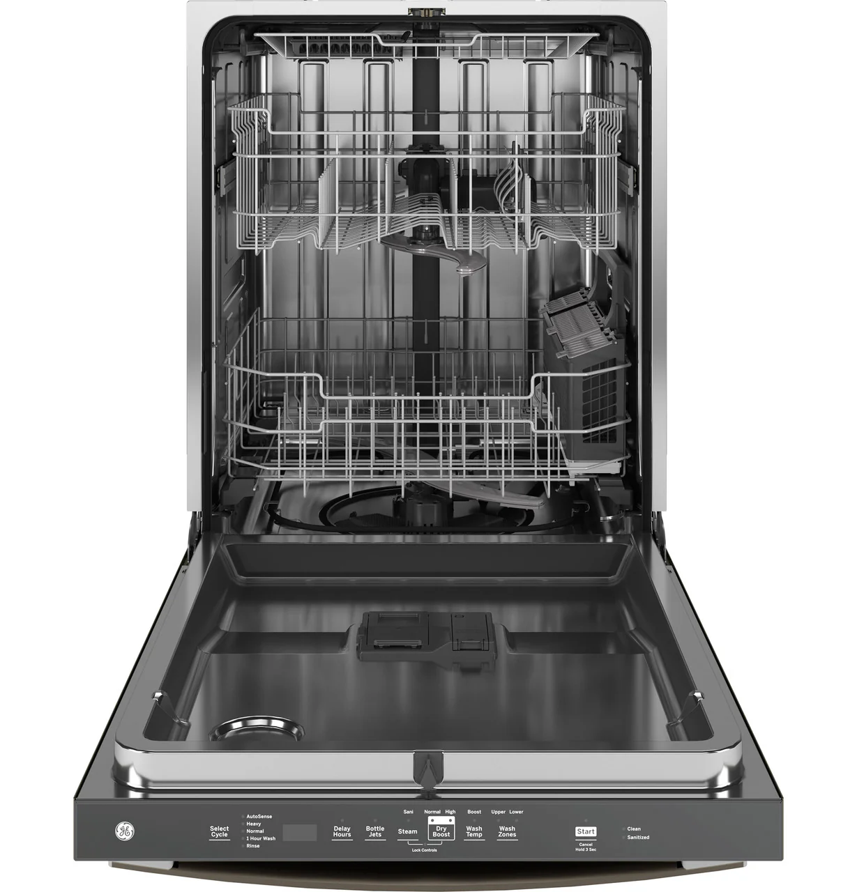 GE GE® ENERGY STAR® Top Control with Stainless Steel Interior Dishwasher with Sanitize Cycle - Image 3