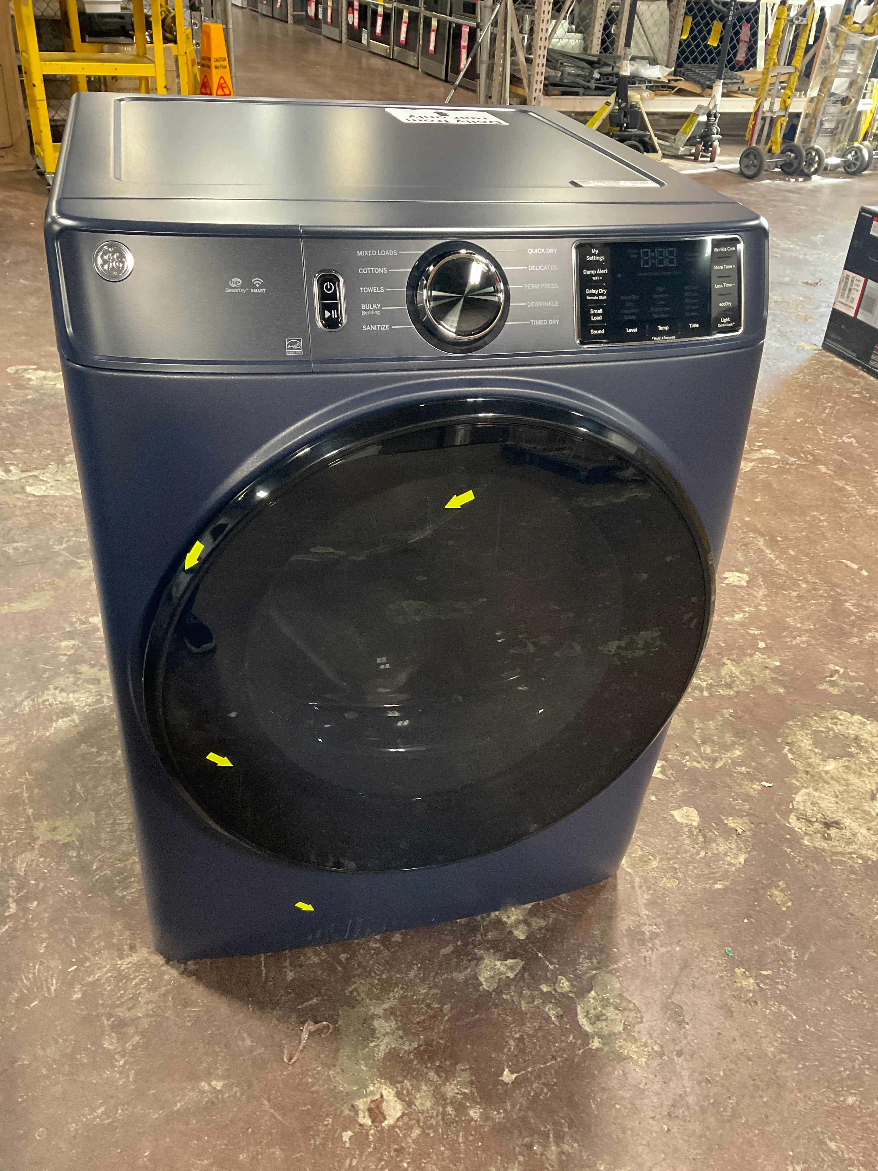 GE GE® ENERGY STAR® 7.8 cu. ft. Capacity Smart Front Load Electric Dryer with Sanitize Cycle - Image 7