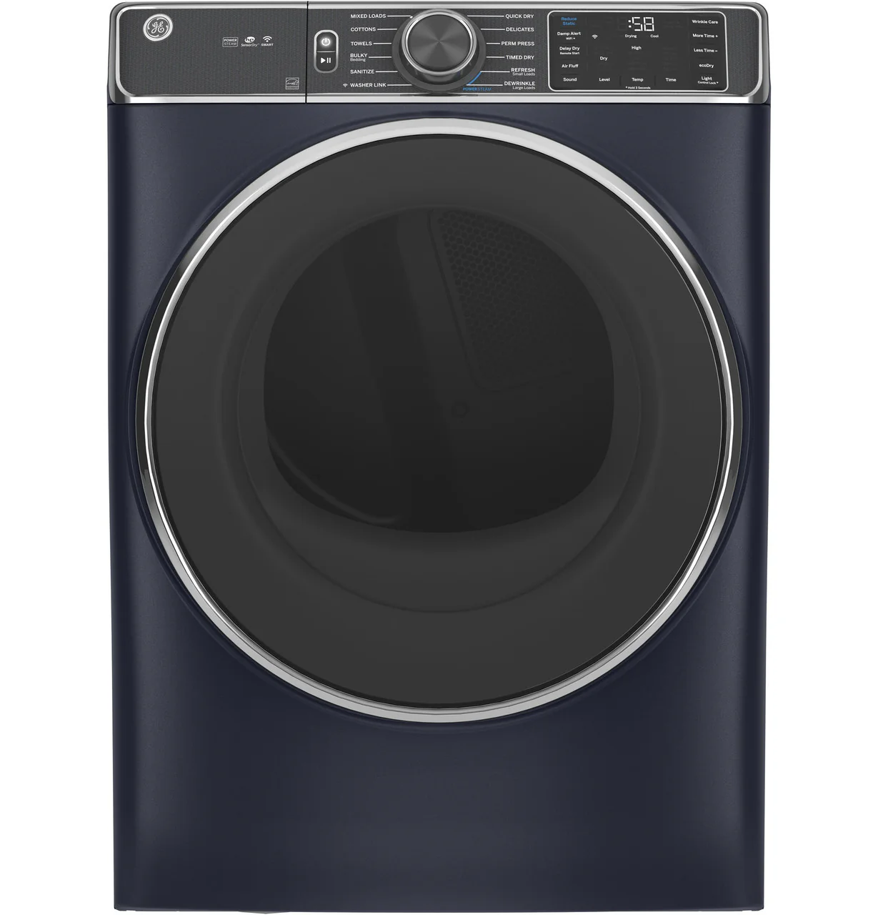 GE® ENERGY STAR® 7.8 cu. ft. Capacity Smart Front Load Electric Dryer with Steam and Sanitize Cycle - Image 3