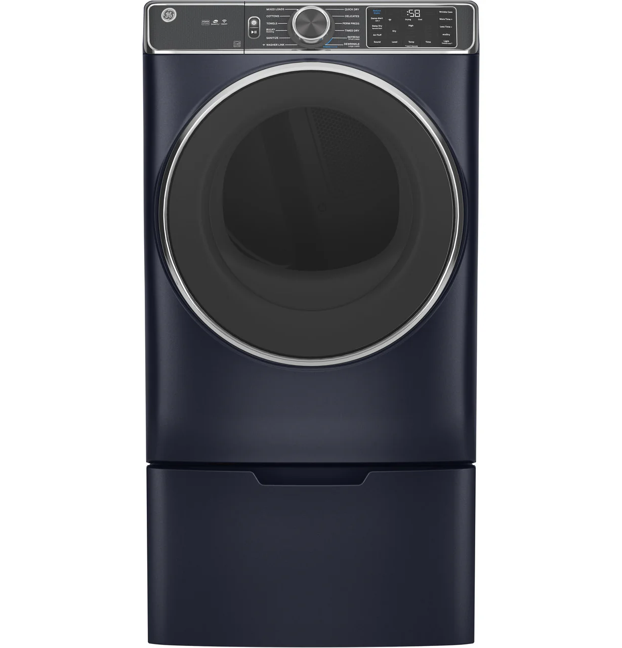 GE® ENERGY STAR® 7.8 cu. ft. Capacity Smart Front Load Electric Dryer with Steam and Sanitize Cycle - Image 4