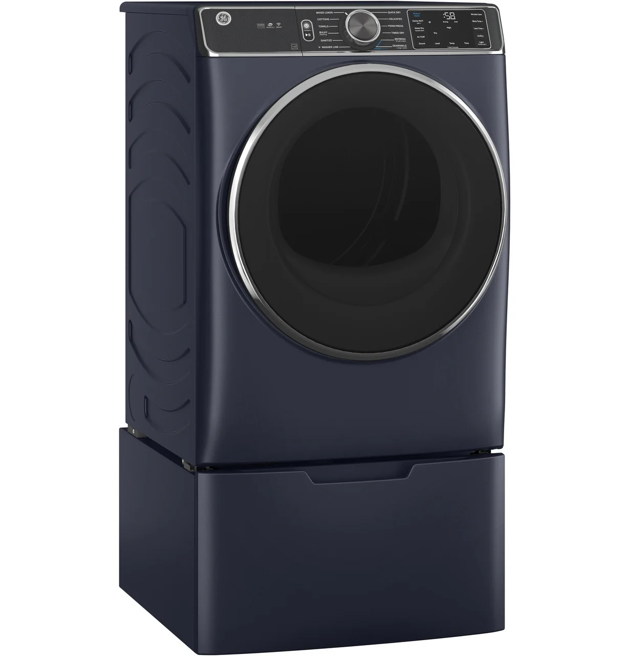 GE® ENERGY STAR® 7.8 cu. ft. Capacity Smart Front Load Electric Dryer with Steam and Sanitize Cycle - Image 5