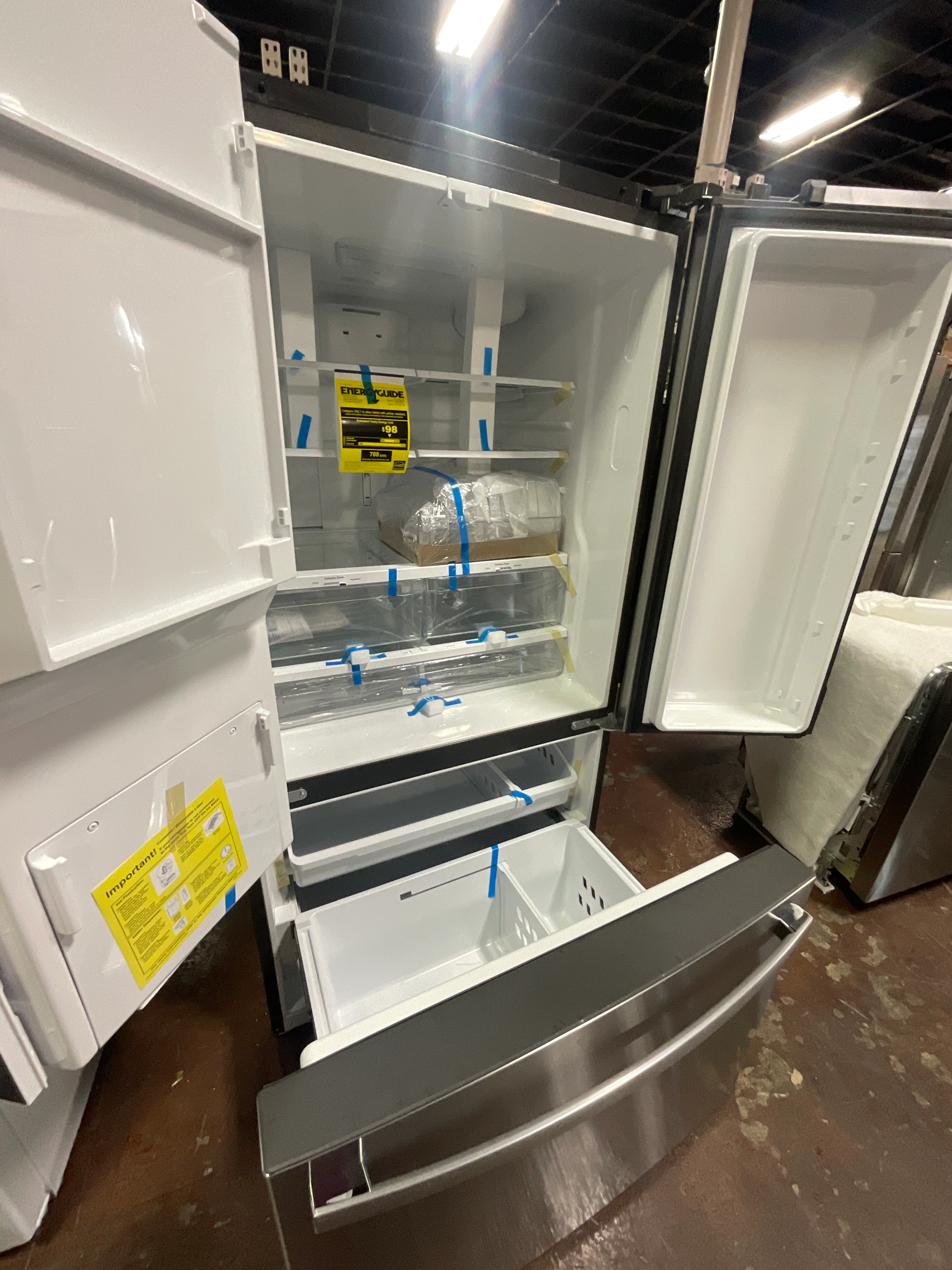 GE ENERGY STAR 25.7 Cu. Ft. Fingerprint Resistant French-Door Refrigerator - Image 7