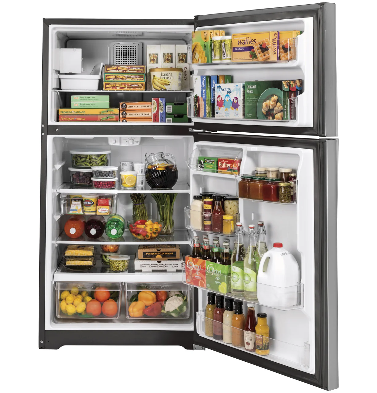 GE® ENERGY STAR® 19.2 Cu. Ft. Top-Freezer Refrigerator - Image 4