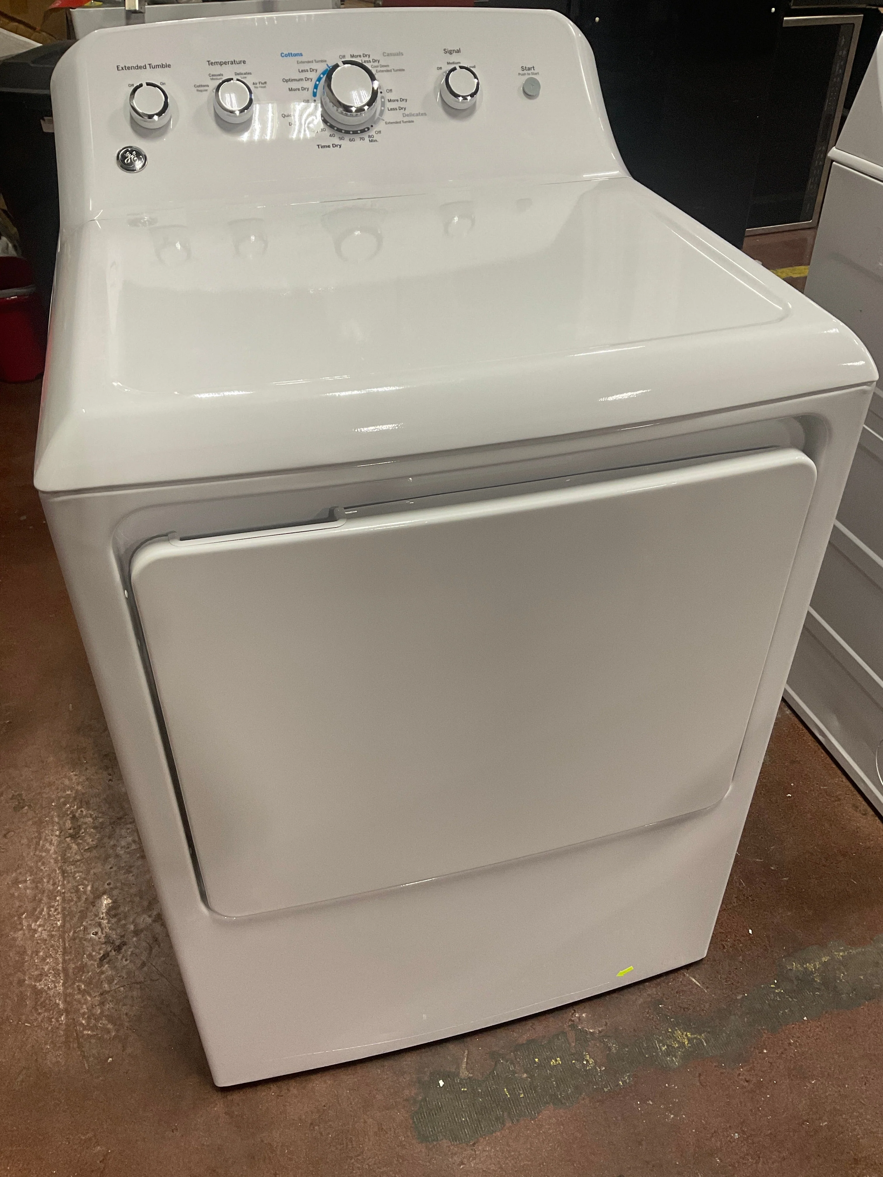 GE® 7.2 cu. ft. Capacity aluminized alloy drum Gas Dryer - Image 6