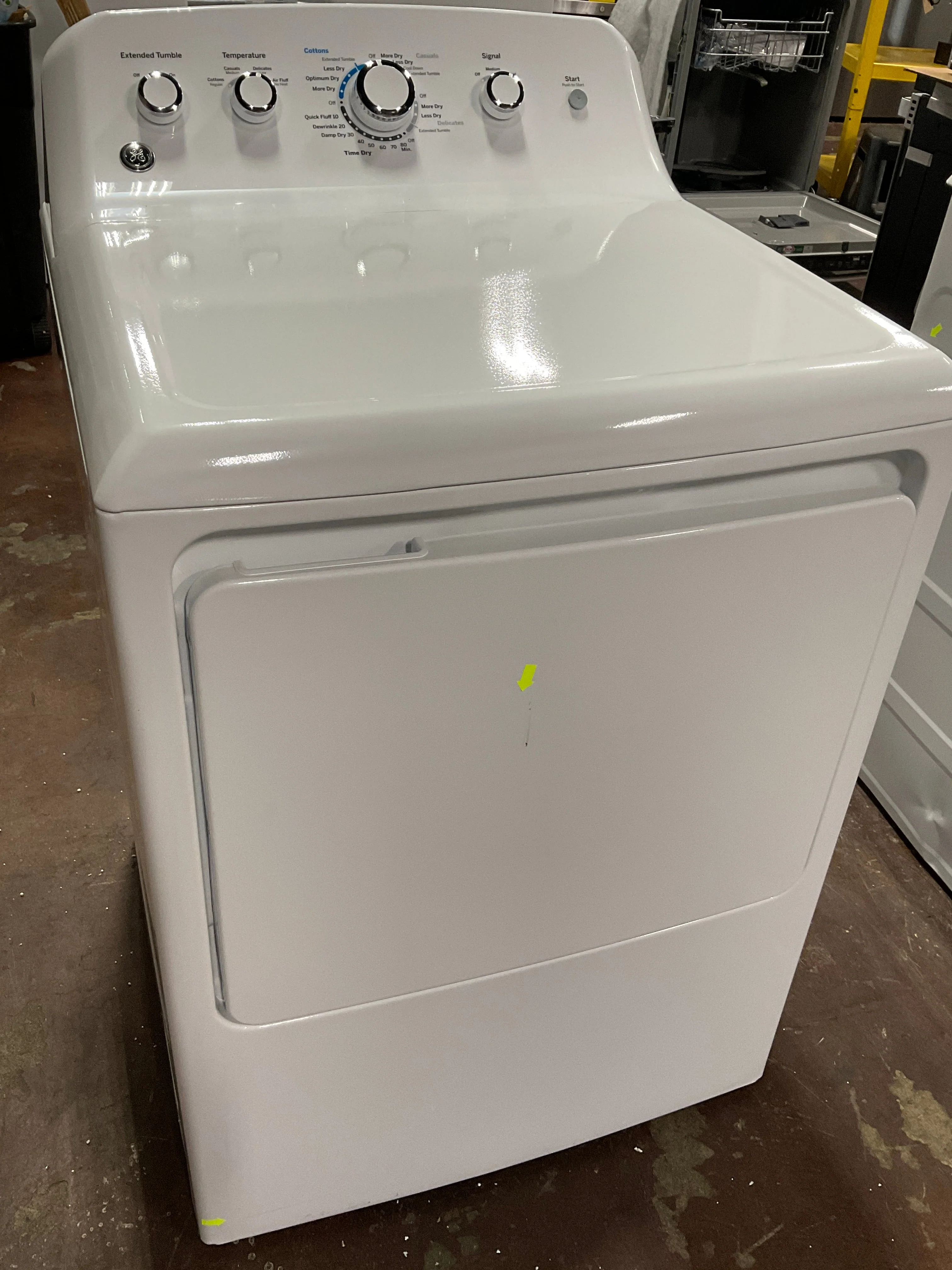 GE® 7.2 cu. ft. Capacity aluminized alloy drum Gas Dryer - Image 8