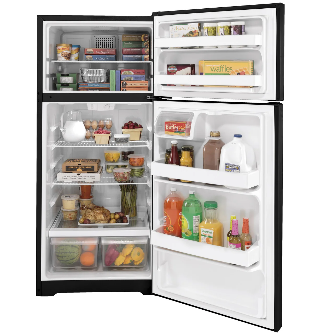 GE GE® ENERGY STAR® 16.6 Cu. Ft. Top-Freezer Refrigerator - Image 3