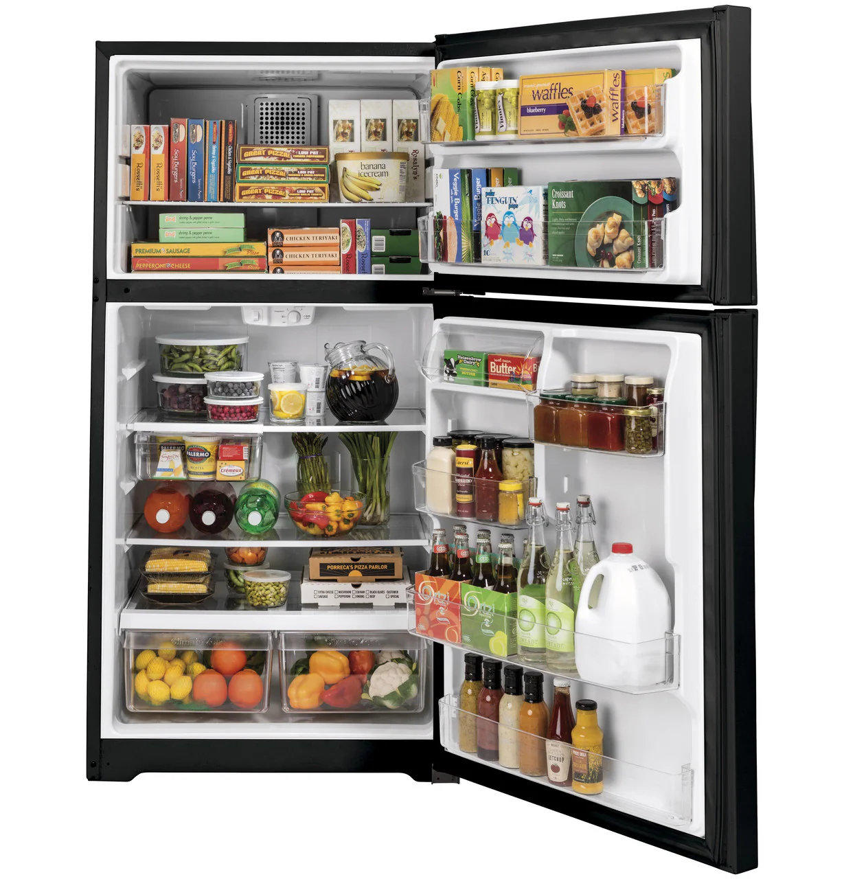 GE GE® ENERGY STAR® 21.9 Cu. Ft. Top-Freezer Refrigerator - Image 3