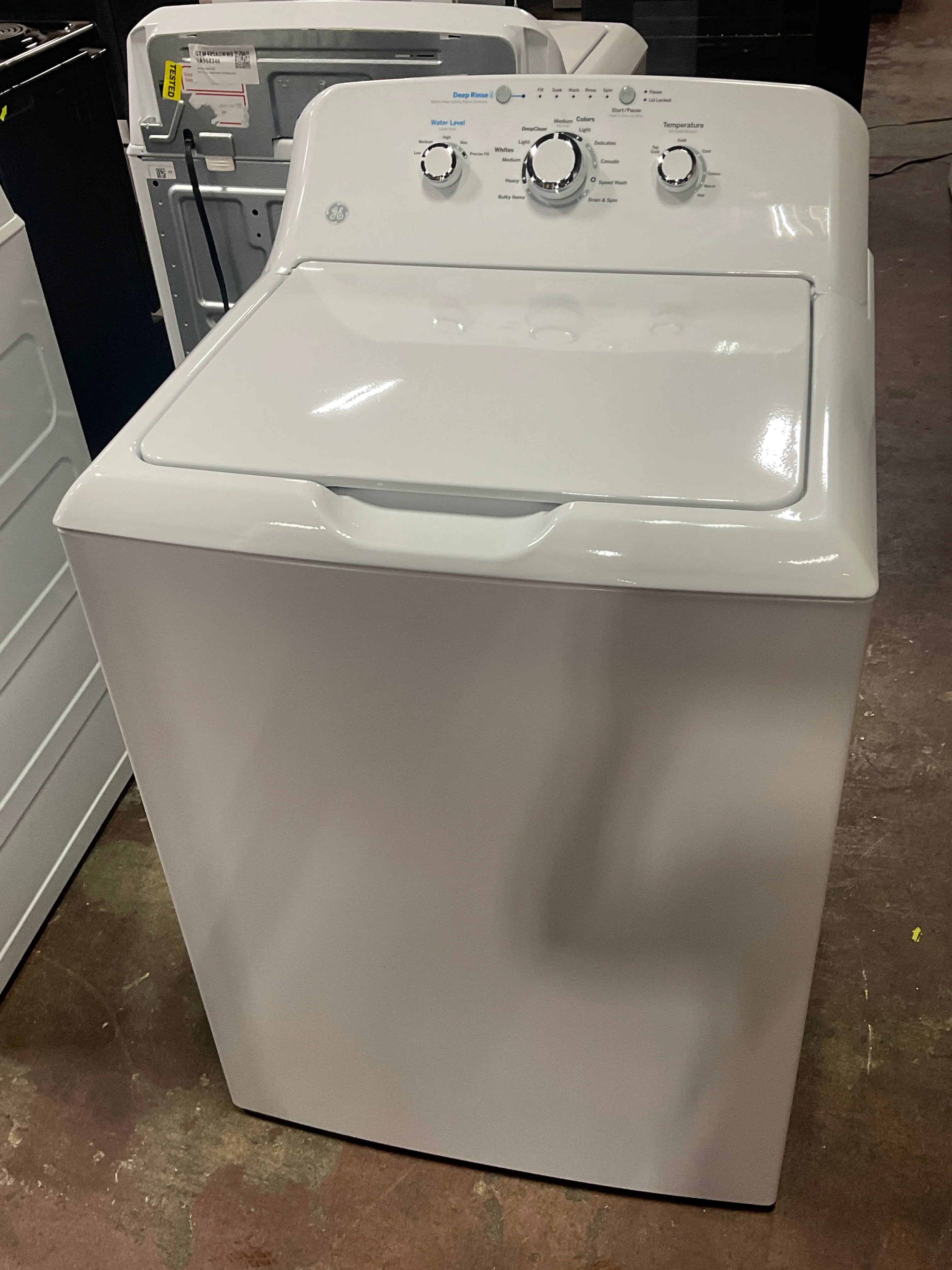 GE® 4.0 cu. ft. Capacity Washer with Stainless Steel Basket and Water Level Control - Image 13