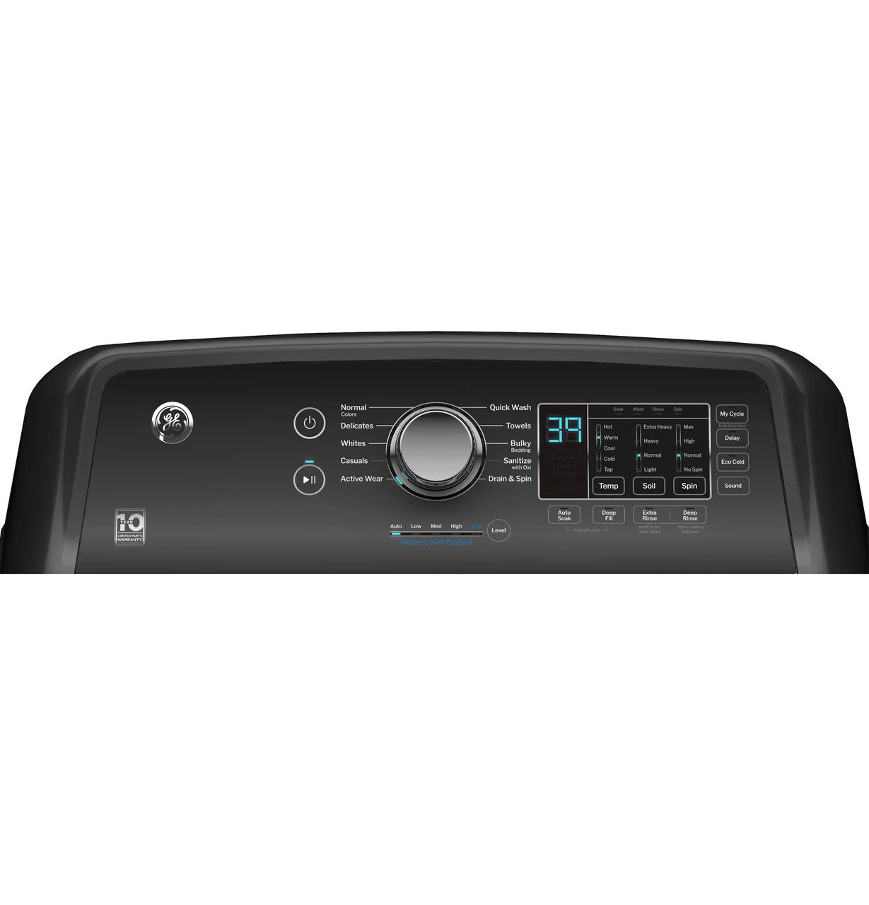 GE® 4.5 cu. ft. Capacity Washer with Water Level Control - Image 3