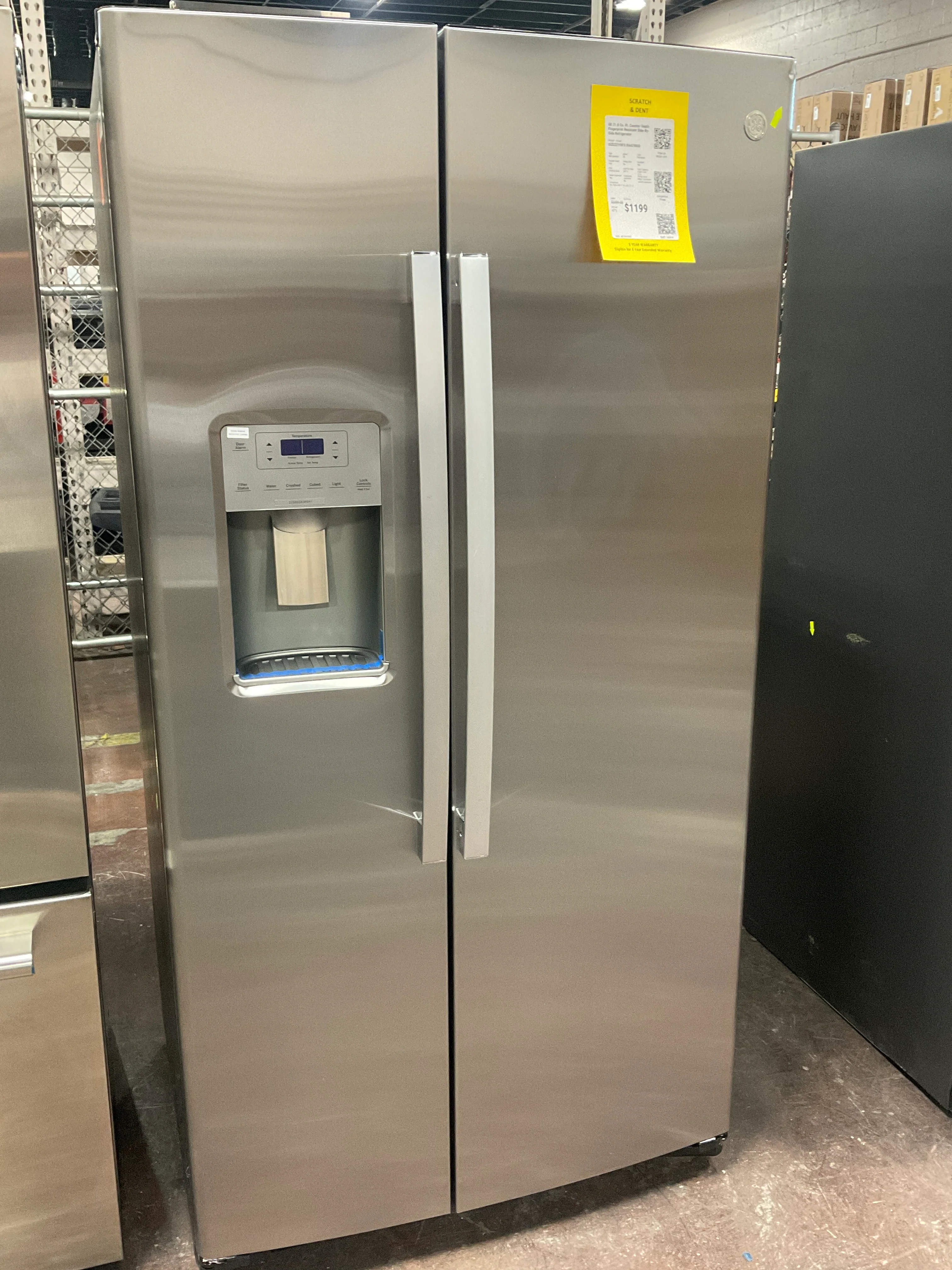 GE 21.8 Cu. Ft. Counter-Depth Fingerprint Resistant Side-By-Side Refrigerator - Image 11
