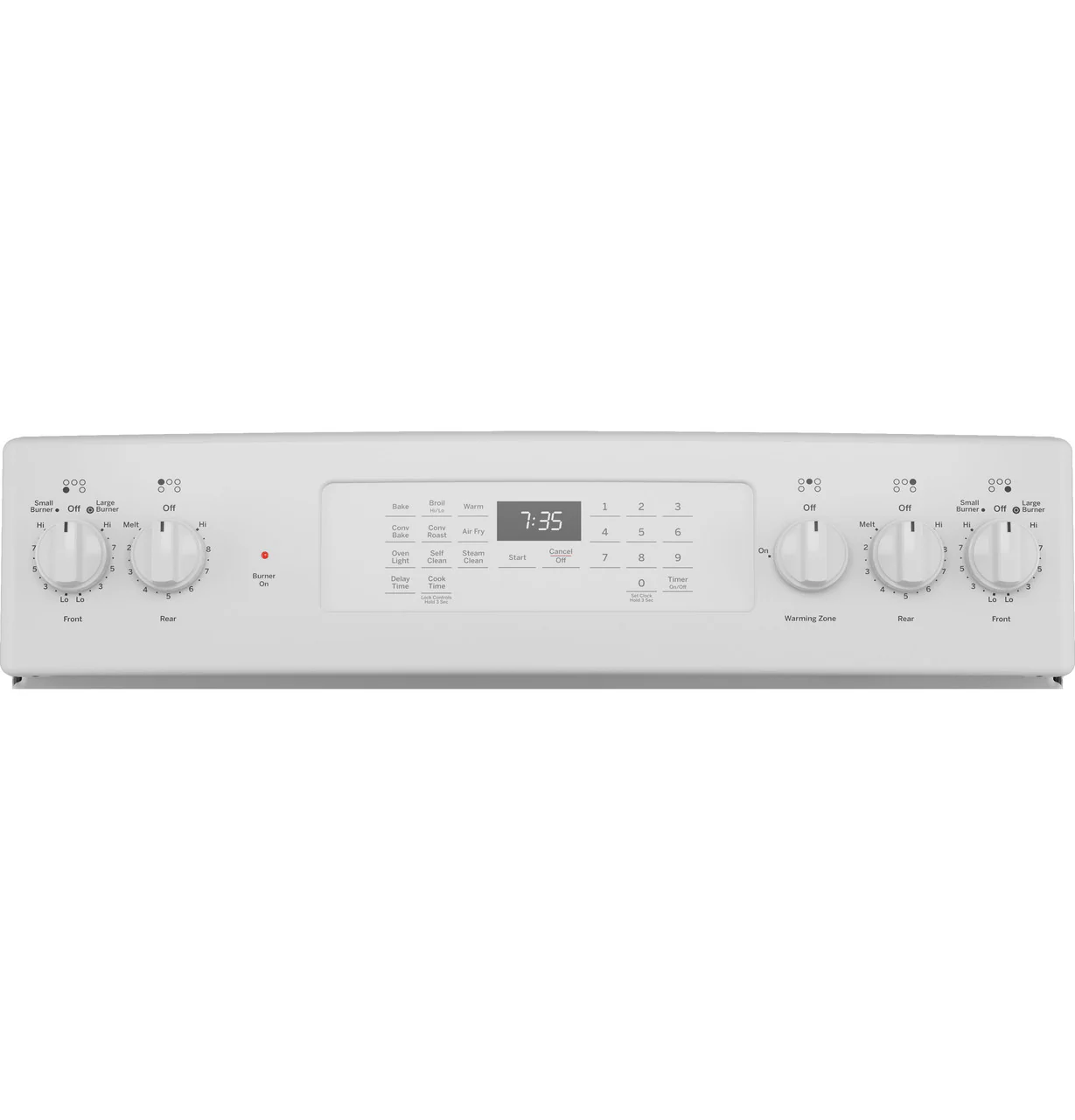 GE® 30" Free-Standing Electric Convection Range with No Preheat Air Fry - Image 3