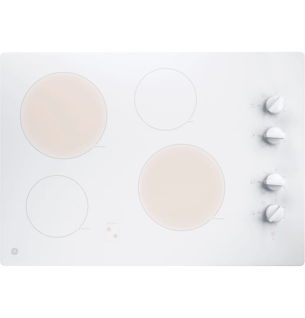GE® 30" Built-In Knob Control Electric Cooktop - Image 3