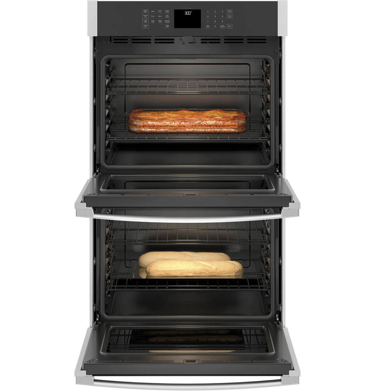 GE® 30" Smart Built-In Self-Clean Double Wall Oven - Image 4