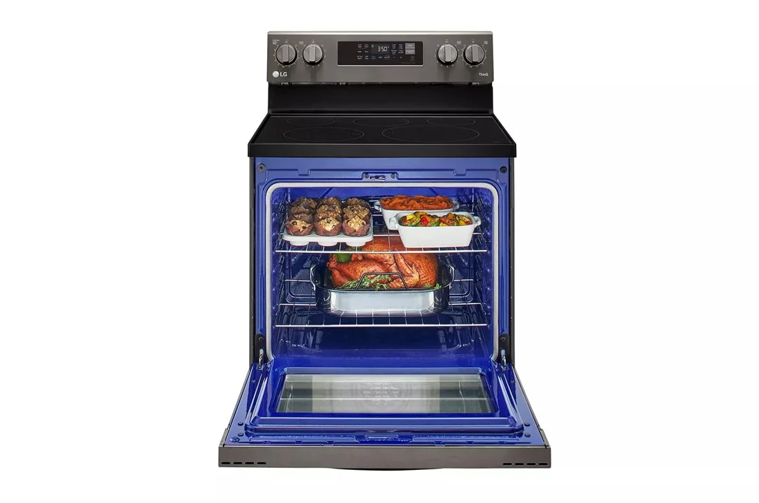 6.3 cu ft. Smart Wi-Fi Enabled Fan Convection Electric Range with Air Fry & EasyClean® - Image 6