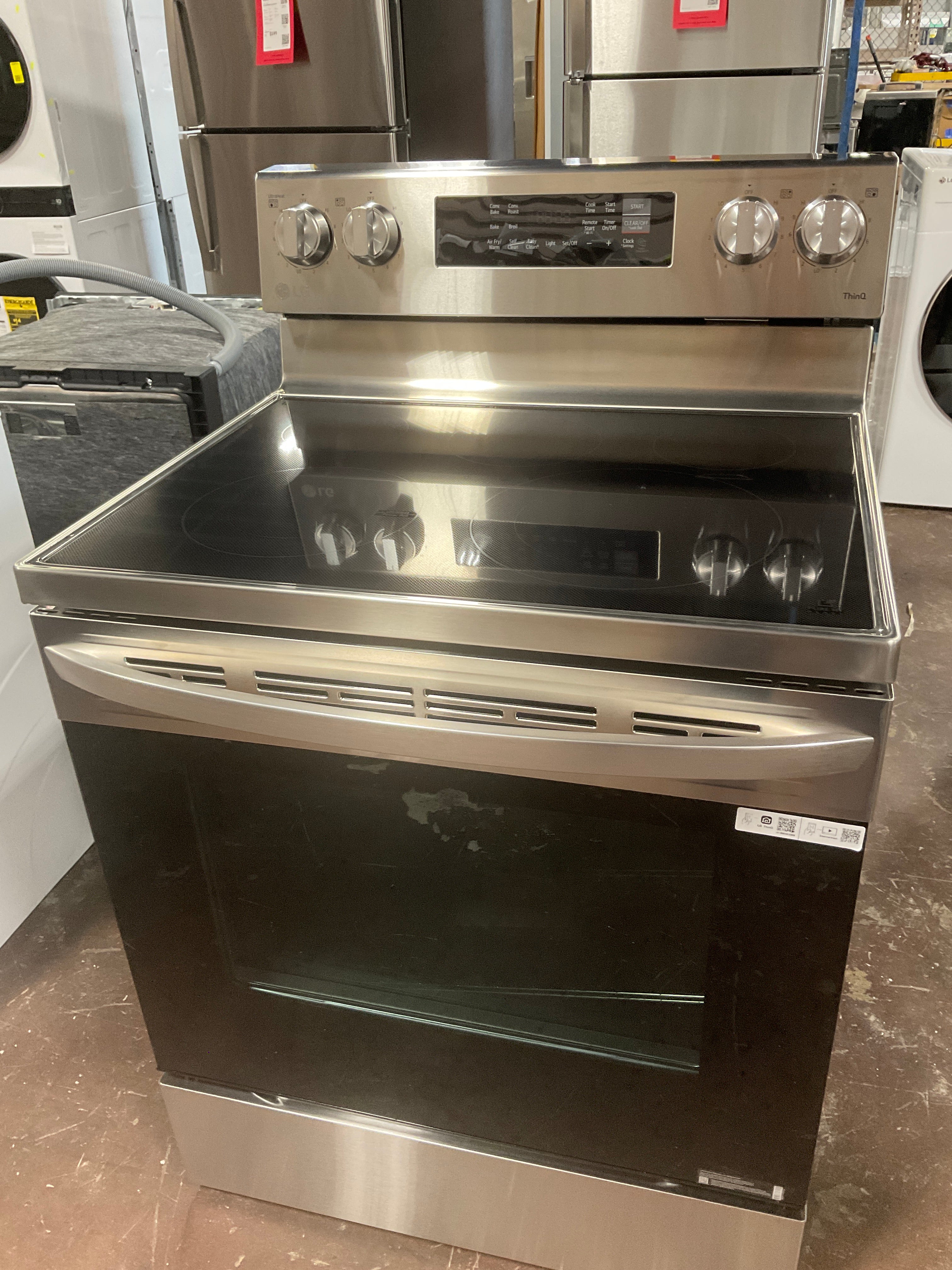 6.3 cu ft. Smart Wi-Fi Enabled Fan Convection Electric Range with Air Fry & EasyClean® - Image 11