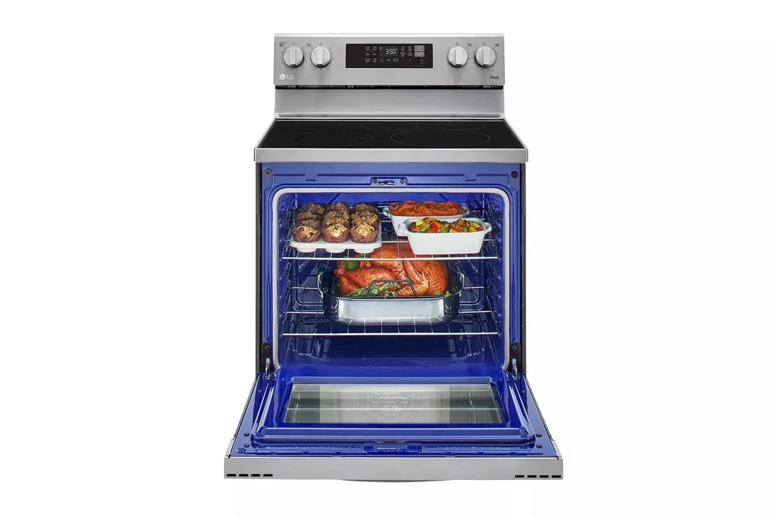 6.3 cu ft. Smart Wi-Fi Enabled Fan Convection Electric Range with Air Fry & EasyClean® - Image 6