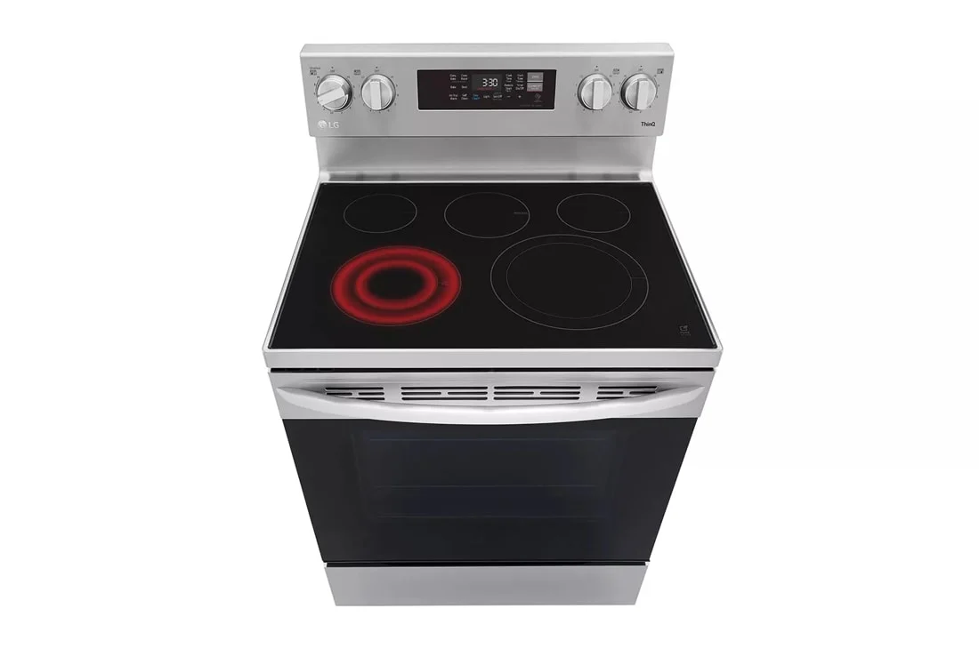 6.3 cu ft. Smart Wi-Fi Enabled Fan Convection Electric Range with Air Fry & EasyClean® - Image 9