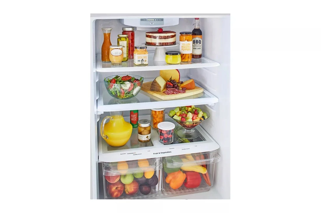 LG 30-inch Wide Top Freezer Refrigerator - 20 cu. ft. - LTCS20020W - Image 5