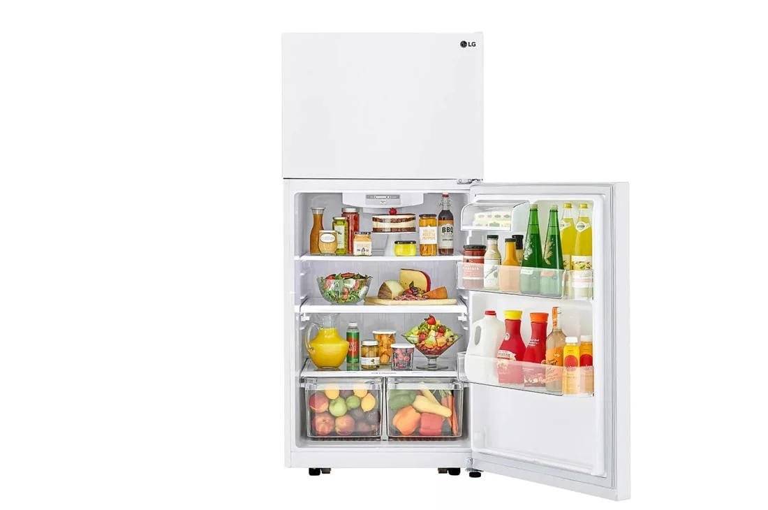 LG 30-inch Wide Top Freezer Refrigerator - 20 cu. ft. - LTCS20020W - Image 7