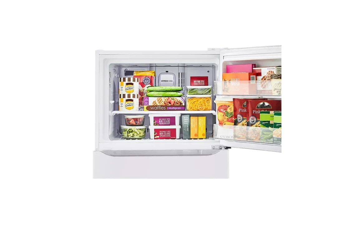 LG 30-inch Wide Top Freezer Refrigerator - 20 cu. ft. - LTCS20020W - Image 8
