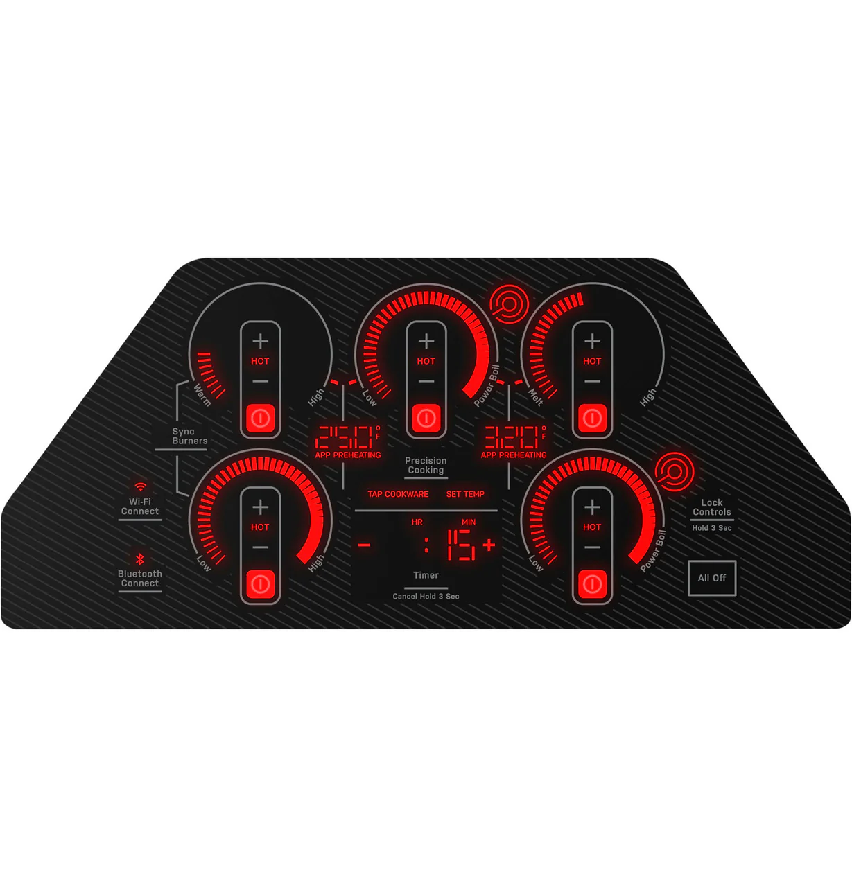 GE Profile™ 36" Built-In Touch Control Cooktop - Image 5