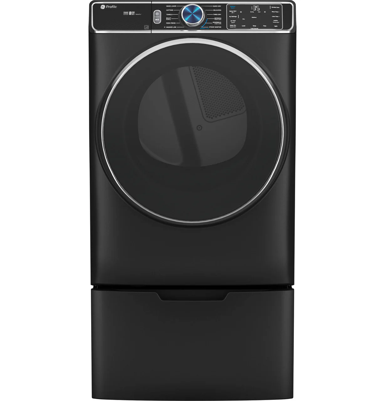 GE Profile™ ENERGY STAR® 7.8 cu. ft. Capacity Smart Front Load Electric Dryer with Steam and Sanitize Cycle - Image 3