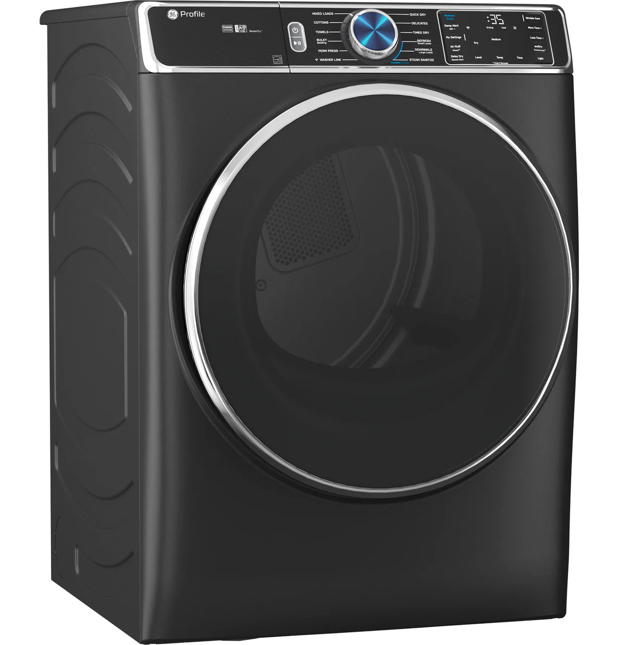 GE Profile™ ENERGY STAR® 7.8 cu. ft. Capacity Smart Front Load Electric Dryer with Steam and Sanitize Cycle - Image 5