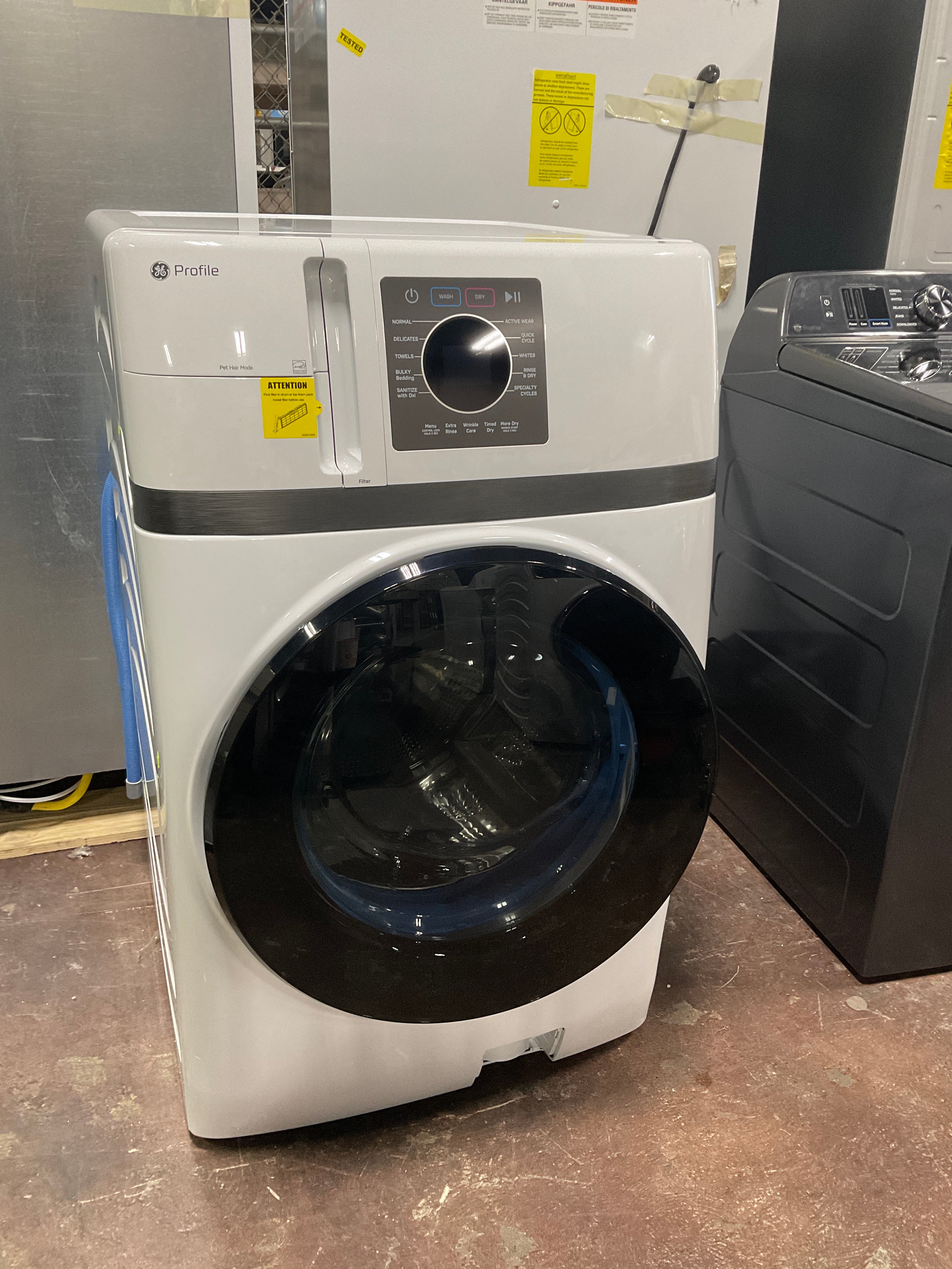 GE Profile™ ENERGY STAR® 4.6 cu. ft. Capacity UltraFast Combo with Ventless Inverter Heat Pump Technology Washer/Dryer - Image 6