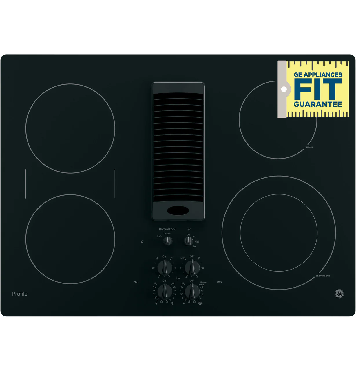 GE Profile™ 30" Downdraft Electric Cooktop - Image 4