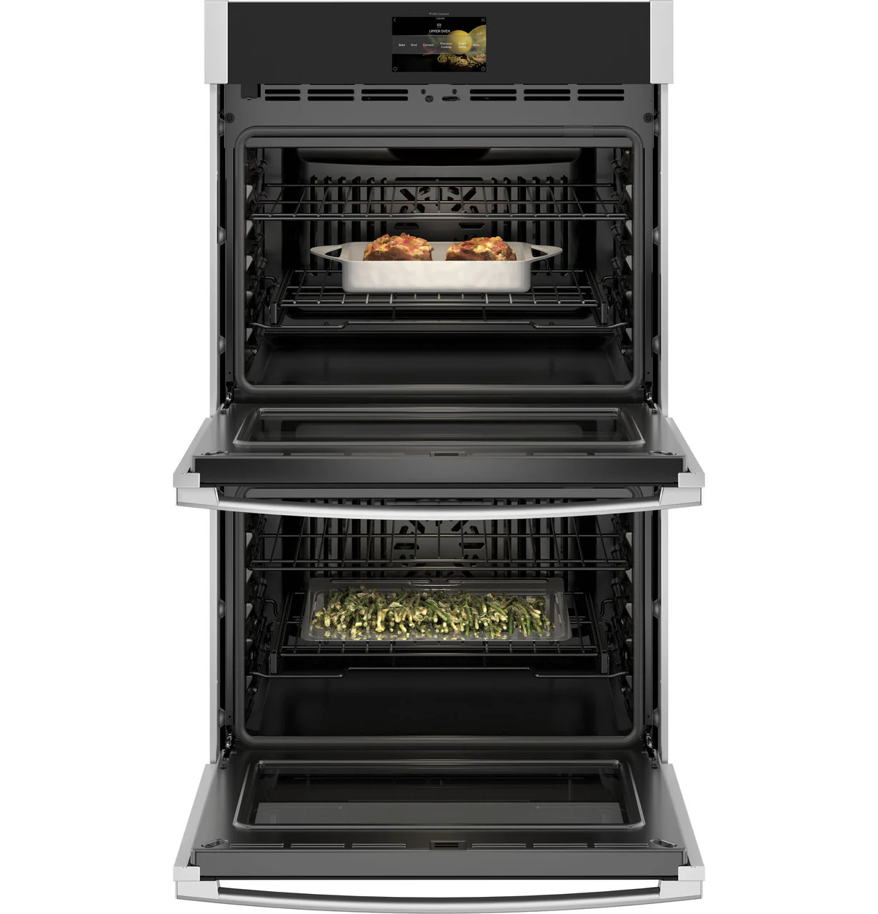 GE Profile™ 30" Smart Built-In Convection Double Wall Oven with No Preheat Air Fry and Precision Cooking - Image 4